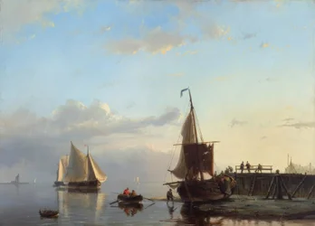 Voiliers au crépuscule